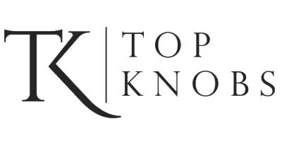 The logo shows large “TK” beside the words “Top Knobs” in a clean, elegant font.